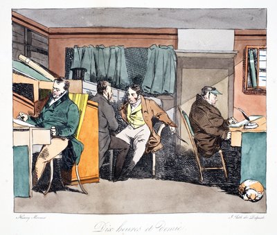 Dix heures et demie, illustration from 